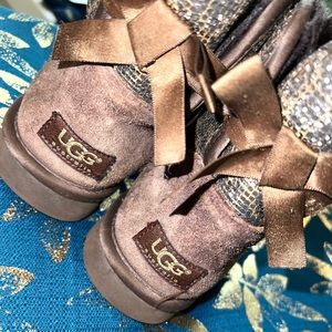 🐆 Super Cute Cheetah Print sequins UGGs